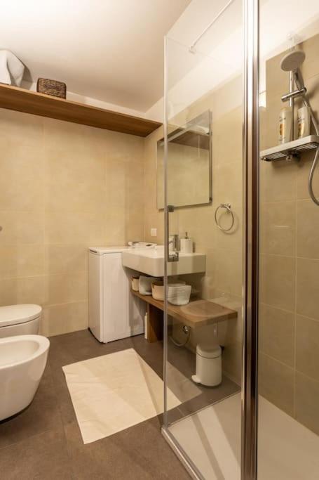 Monolocale In Centro A Madesimo Apartman Kültér fotó